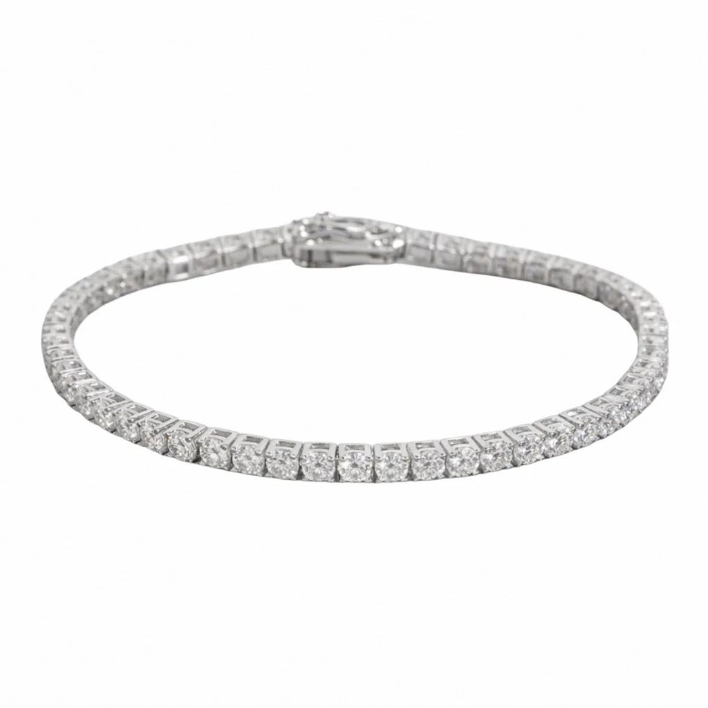 Moissanite Tennis Bracelet 925 Silver