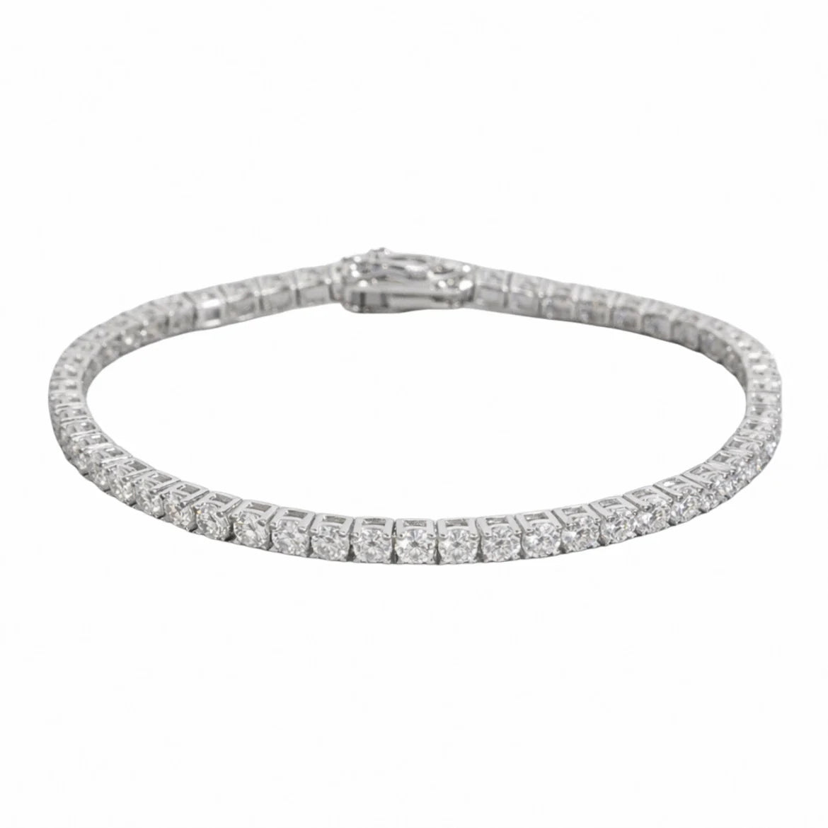 Moissanite Tennis Bracelet 925 Silver