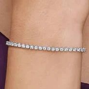 Moissanite Tennis Bracelet 925 Silver
